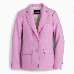 J. Crew Wool Rhodes Blazer in Soft Pink, Size 4